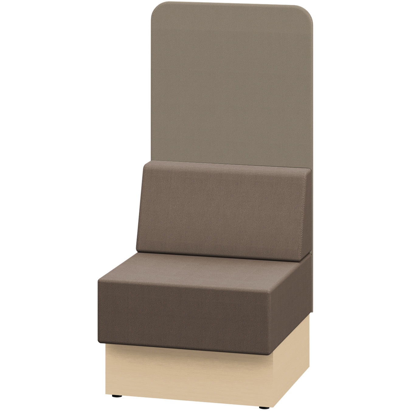 LLL-06SHN-DK2Y3 ノットワーク スタンダードソファ ハイバック 直線タイプ W600<配送時組立サービス付> イトーキ 高さ1300mm奥行730mm  LLL-06SHN-DK2Y3