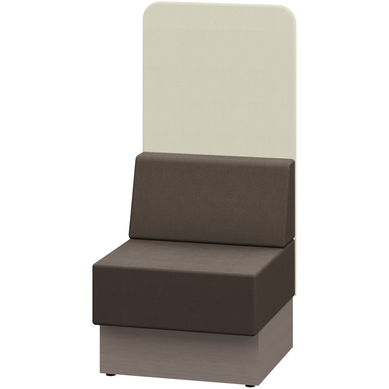 LLL-06SHN-NH4F6 ノットワーク スタンダードソファ ハイバック 直線タイプ W600<配送時組立サービス付> イトーキ 高さ1300mm奥行730mm  LLL-06SHN-NH4F6