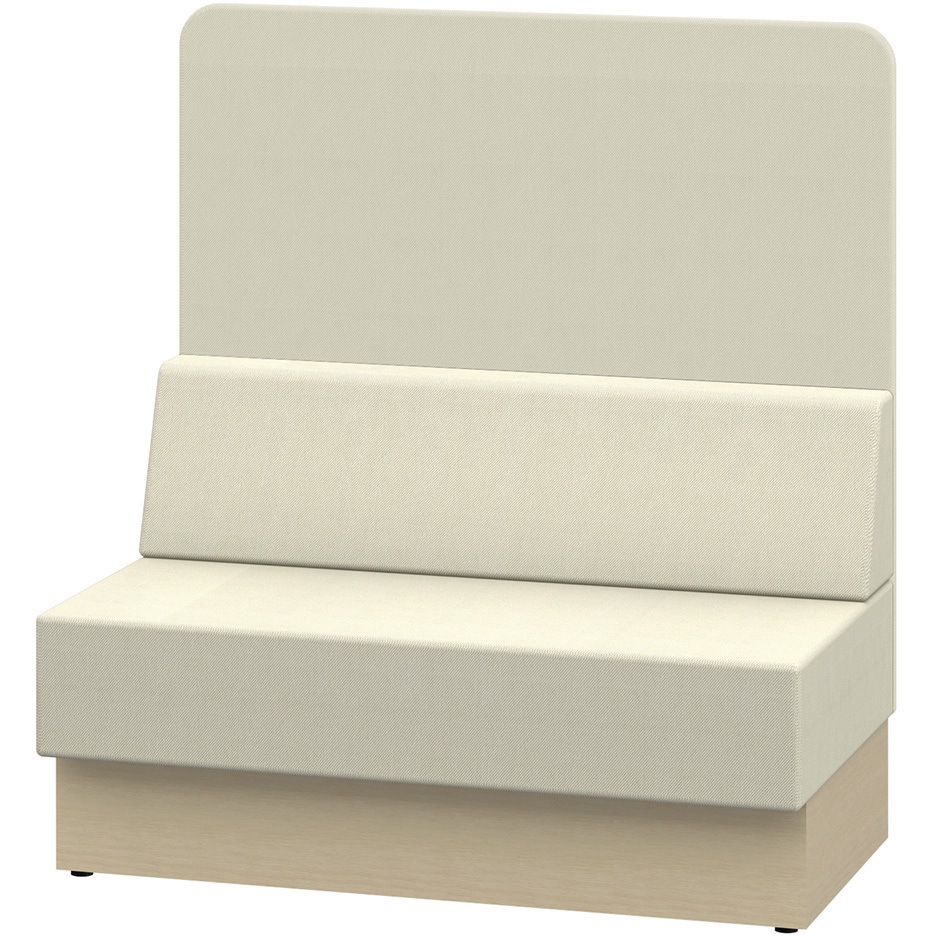 LLL-12SHN-AF6F6 ノットワーク スタンダードソファ ハイバック 直線タイプ W1200<配送時組立サービス付> イトーキ 高さ1300mm奥行730mm  LLL-12SHN-AF6F6 199,800円