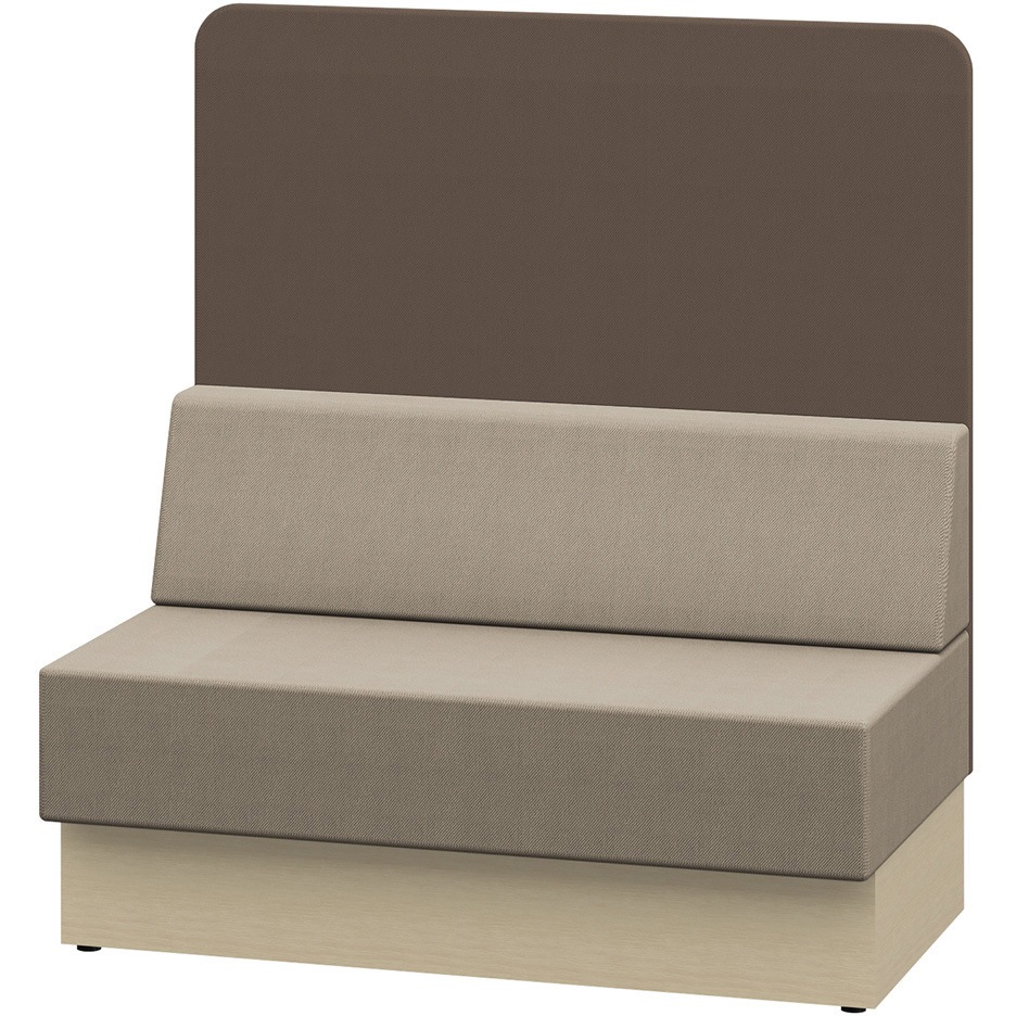 LLL-12SHN-AY3K2 ノットワーク スタンダードソファ ハイバック 直線タイプ W1200<配送時組立サービス付> イトーキ 高さ1300mm奥行730mm  LLL-12SHN-AY3K2