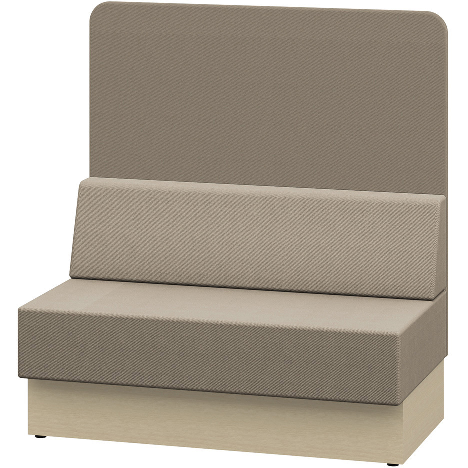 LLL-12SHN-AY3Y3 ノットワーク スタンダードソファ ハイバック 直線タイプ W1200<配送時組立サービス付> イトーキ 高さ1300mm奥行730mm  LLL-12SHN-AY3Y3 199,800円