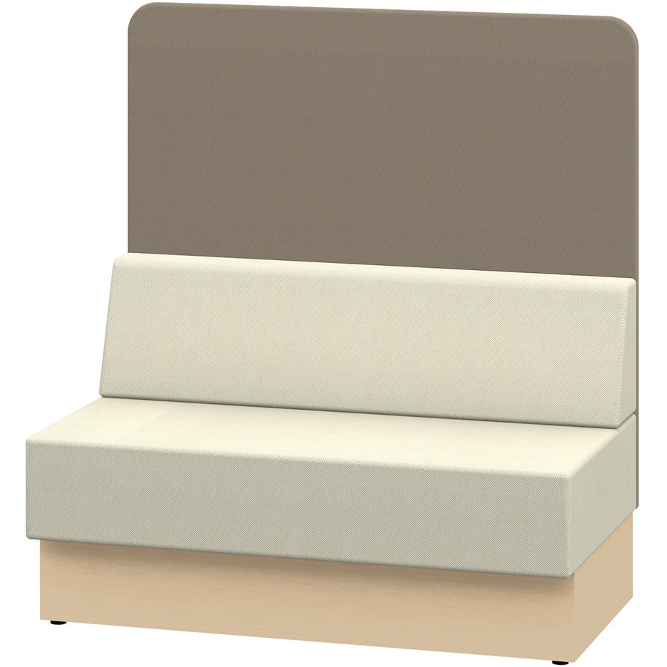 LLL-12SHN-DF6Y3 ノットワーク スタンダードソファ ハイバック 直線タイプ W1200<配送時組立サービス付> イトーキ 高さ1300mm奥行730mm  LLL-12SHN-DF6Y3