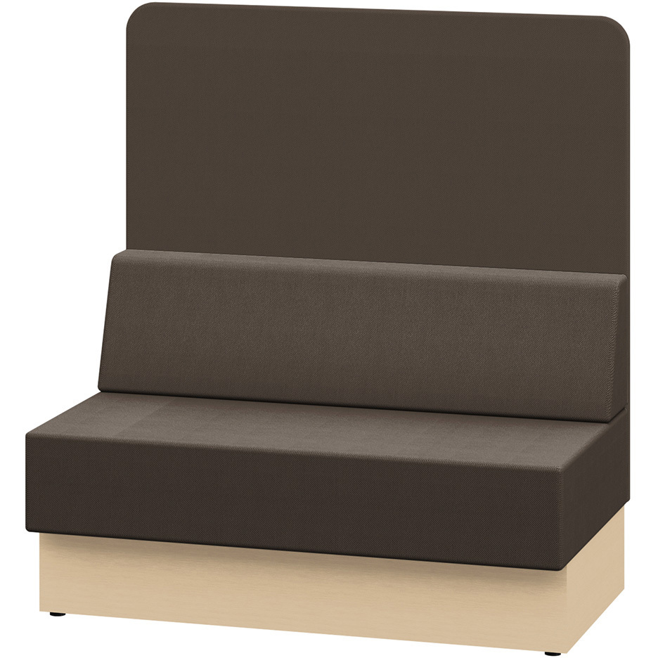 LLL-12SHN-DH4H4 ノットワーク スタンダードソファ ハイバック 直線タイプ W1200<配送時組立サービス付> イトーキ 高さ1300mm奥行730mm  LLL-12SHN-DH4H4 199,800円