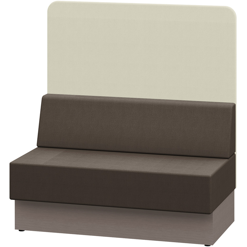 LLL-12SHN-NH4F6 ノットワーク スタンダードソファ ハイバック 直線タイプ W1200<配送時組立サービス付> イトーキ 高さ1300mm奥行730mm  LLL-12SHN-NH4F6