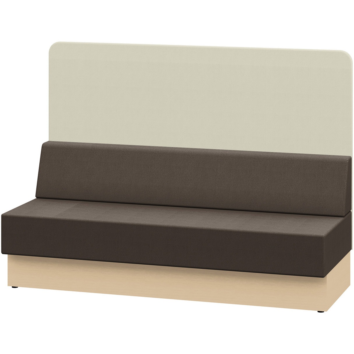 LLL-18SHN-DH4F6 ノットワーク スタンダードソファ ハイバック 直線タイプ W1800<配送時組立サービス付> イトーキ 高さ1300mm奥行730mm  LLL-18SHN-DH4F6