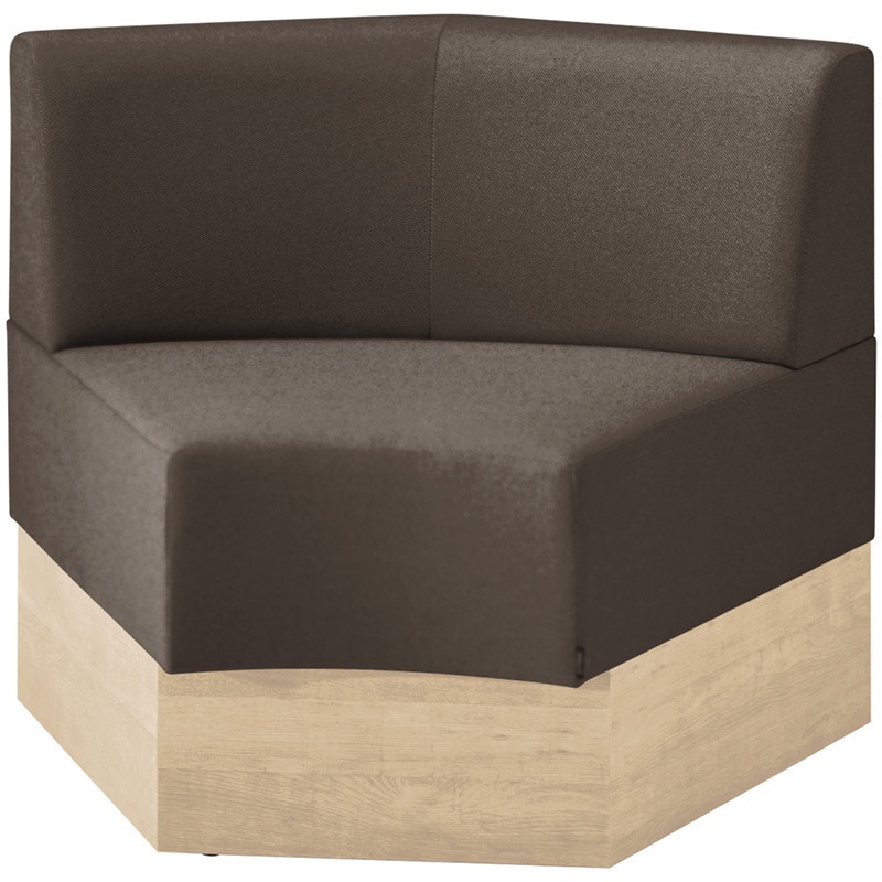 LLL-07RLN-DH4 ノットワーク スタンダードソファ ローバック Rコーナータイプ<配送時組立サービス付> イトーキ コンセントなし仕様 高さ720mm幅912mm奥行832mm  LLL-07RLN-DH4 104,900円