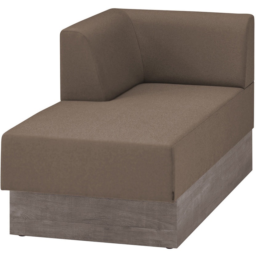 LLL-14LLRN-NK2 ノットワーク スタンダードソファ ローバック シェーズロングタイプ 右用<配送時組立サービス付> 1台 イトーキ 【通販モノタロウ】