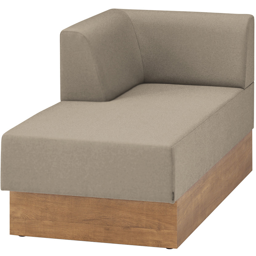 LLL-14LLRN-TY3 ノットワーク スタンダードソファ ローバック シェーズロングタイプ 右用<配送時組立サービス付> 1台 イトーキ 【通販モノタロウ】