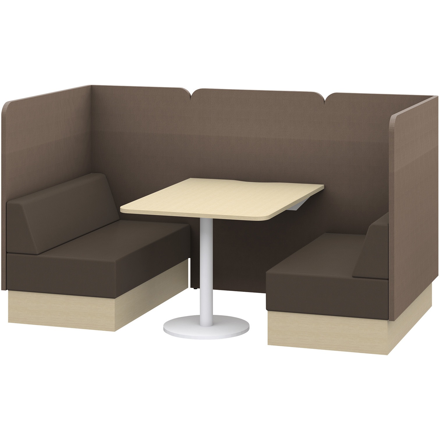 LLL-12CS-AH4K2 ノットワーク セミクローズミーティングセット W1200<配送時組立サービス付> イトーキ 高さ1300mm幅2360mm奥行1230mm  LLL-12CS-AH4K2