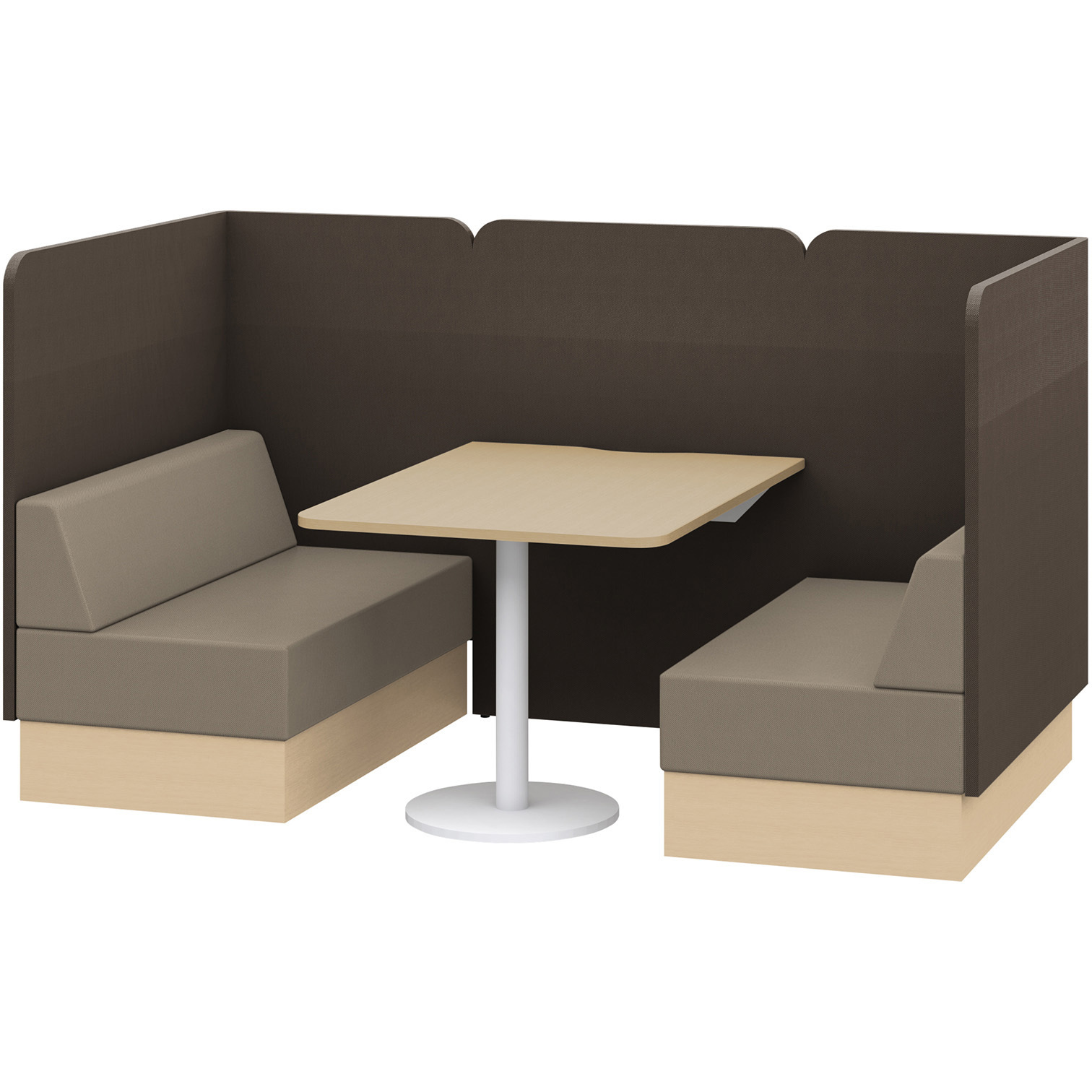 LLL-12CS-DY3H4 ノットワーク セミクローズミーティングセット W1200<配送時組立サービス付> イトーキ 高さ1300mm幅2360mm奥行1230mm  LLL-12CS-DY3H4 359,910円