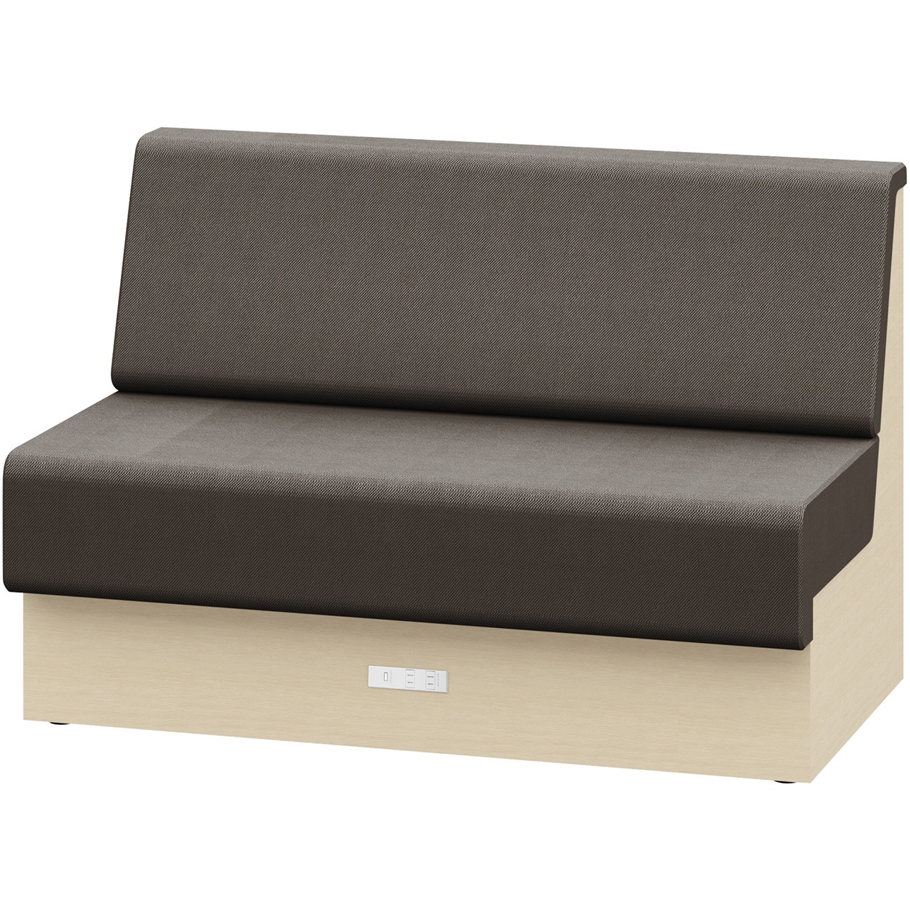 LLL-12SLAK1AH4 ノットワーク 収納付ソファ ローバック 直線タイプ コンセント付 W1200<配送時組立サービス付> 1台 イトーキ 【通販モノタロウ】