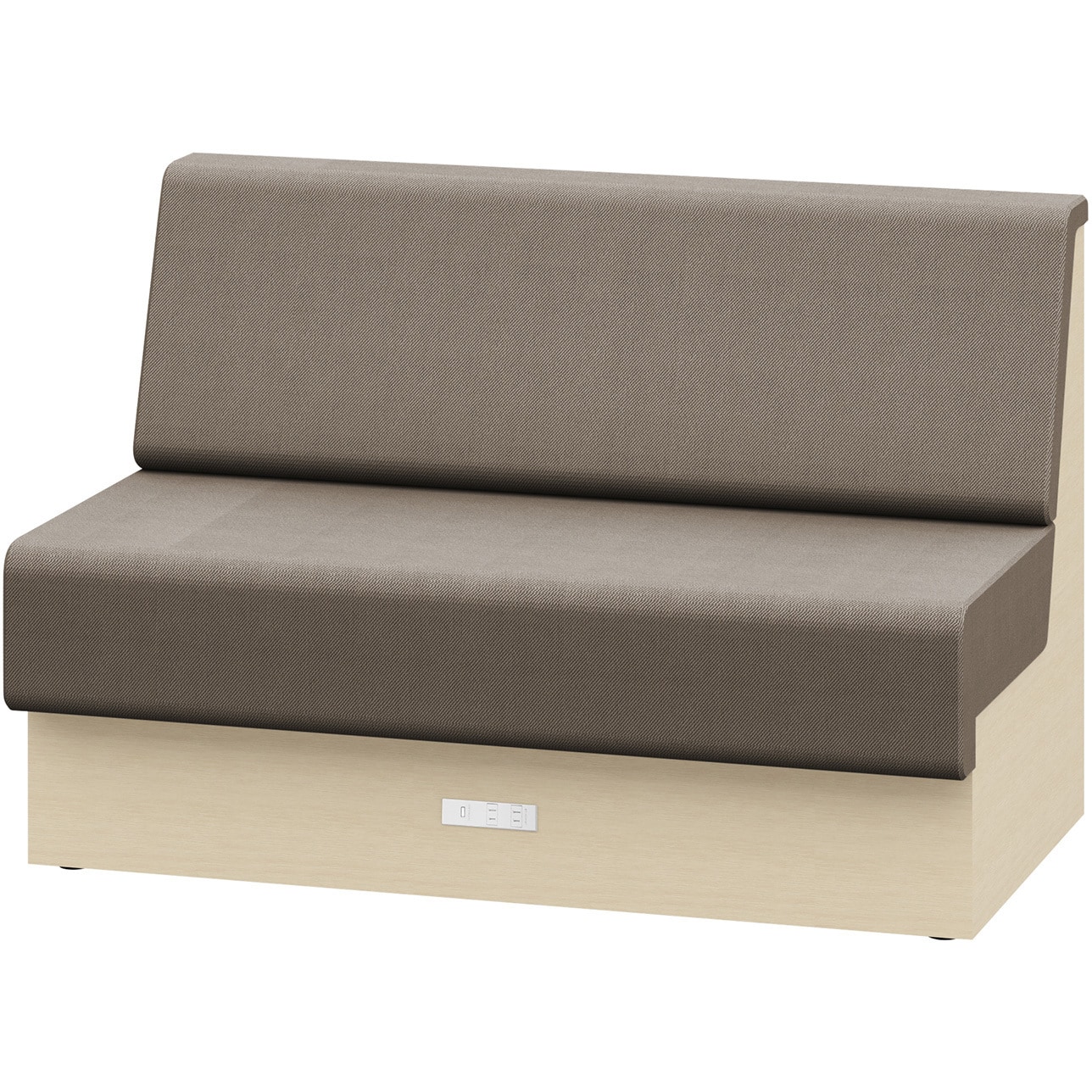 LLL-12SLAK1AK2 ノットワーク 収納付ソファ ローバック 直線タイプ コンセント付 W1200<配送時組立サービス付> 1台 イトーキ 【通販モノタロウ】