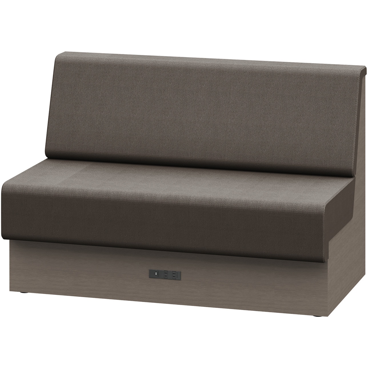 LLL-12SLAK1NH4 ノットワーク 収納付ソファ ローバック 直線タイプ コンセント付 W1200<配送時組立サービス付> 1台 イトーキ 【通販モノタロウ】