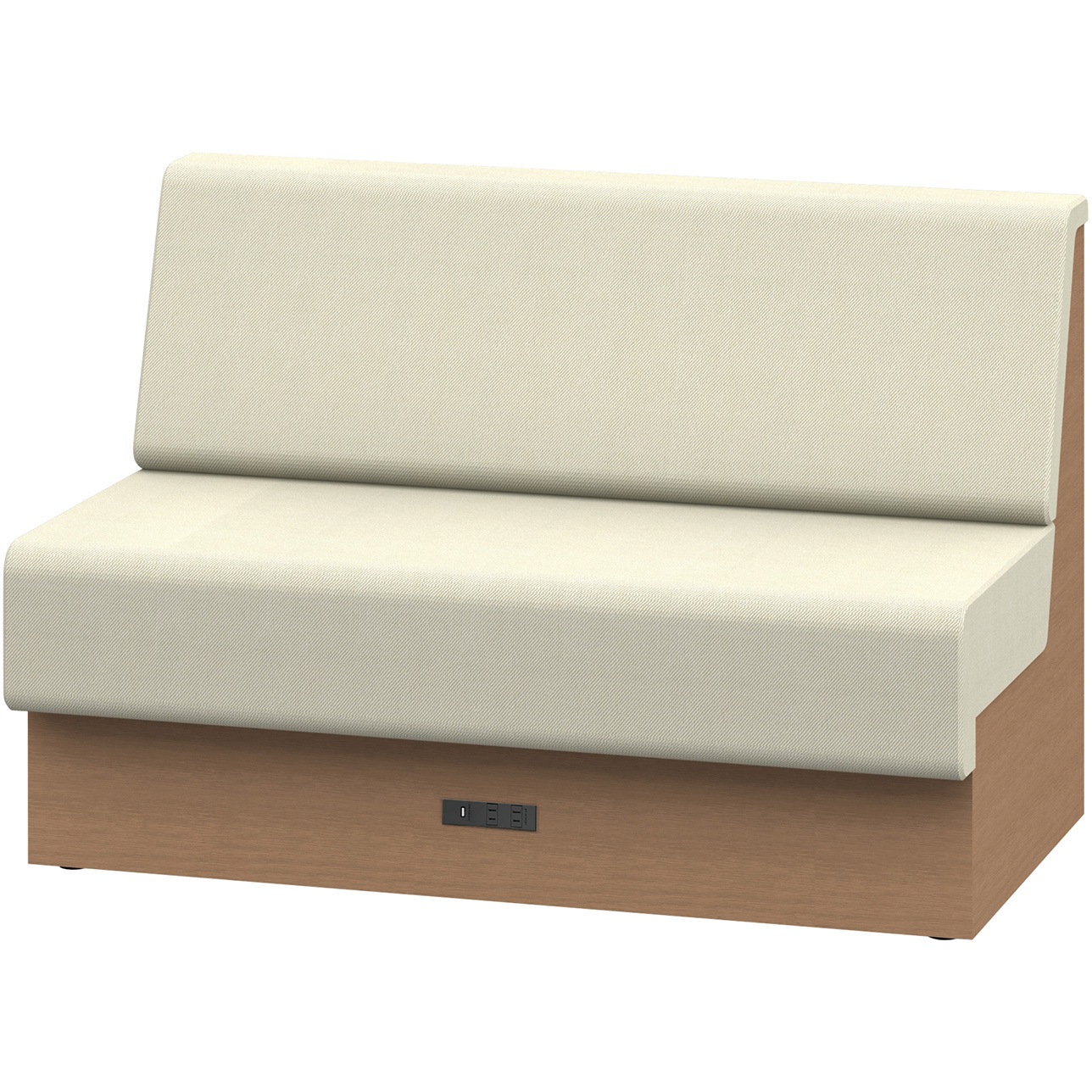 LLL-12SLAK1TF6 ノットワーク 収納付ソファ ローバック 直線タイプ コンセント付 W1200<配送時組立サービス付> 1台 イトーキ 【通販モノタロウ】