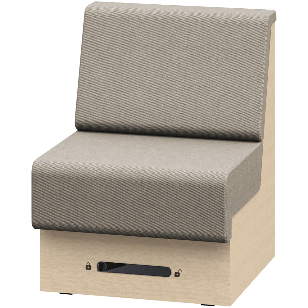 LLL-06SLCN1DY3 ノットワーク 収納付ソファ ローバック 直線タイプ キャスター付 W600<配送時組立サービス付> 1台 イトーキ 【通販モノタロウ】