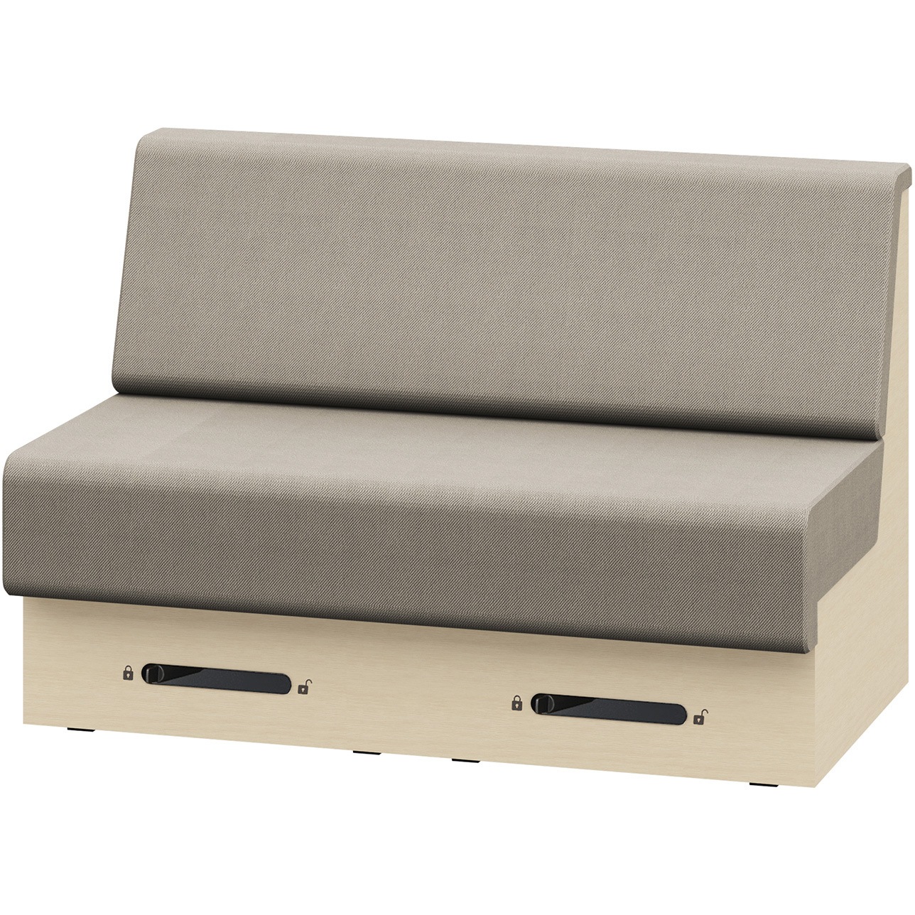 LLL-12SLCN1AY3 ノットワーク 収納付ソファ ローバック 直線タイプ キャスター付 W1200<配送時組立サービス付> 1台 イトーキ 【通販モノタロウ】 139,900円