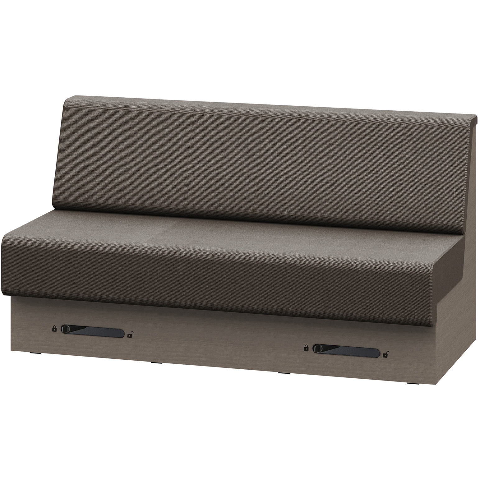 LLL-15SLCN1NH4 ノットワーク 収納付ソファ ローバック 直線タイプ キャスター付 W1500<配送時組立サービス付> 1台 イトーキ 【通販モノタロウ】