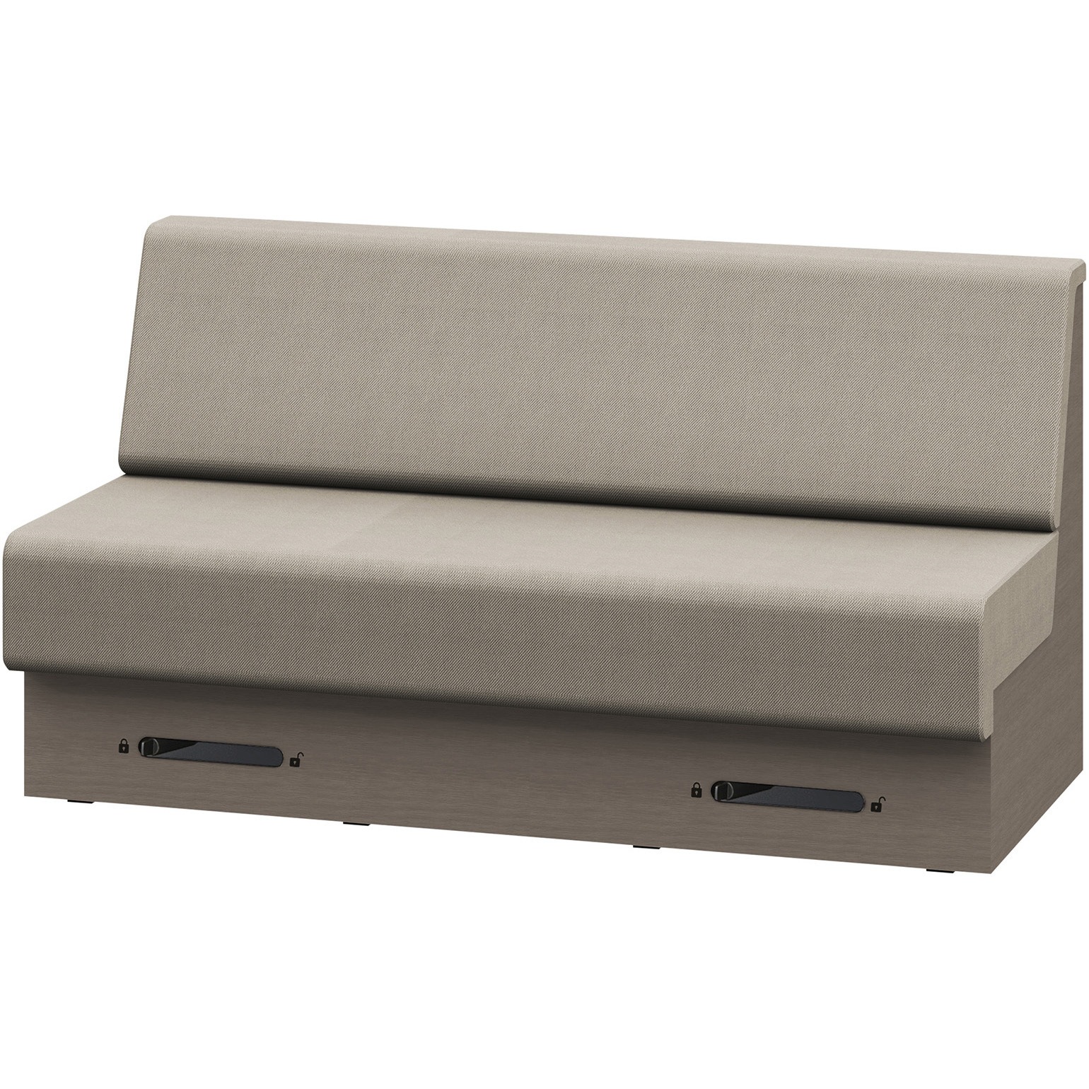 LLL-15SLCN1NY3 ノットワーク 収納付ソファ ローバック 直線タイプ キャスター付 W1500<配送時組立サービス付> 1台 イトーキ 【通販モノタロウ】