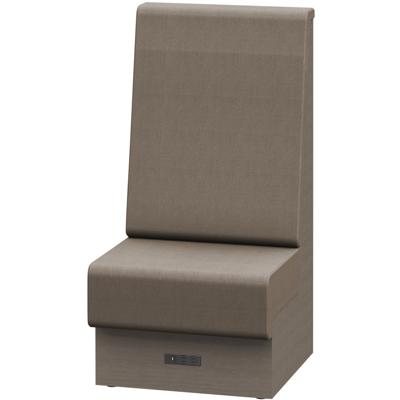 LLL-06SHAK1NK2 ノットワーク 収納付ソファ ハイバック 直線タイプ コンセント付 W600<配送時組立サービス付> 1台 イトーキ 【通販モノタロウ】