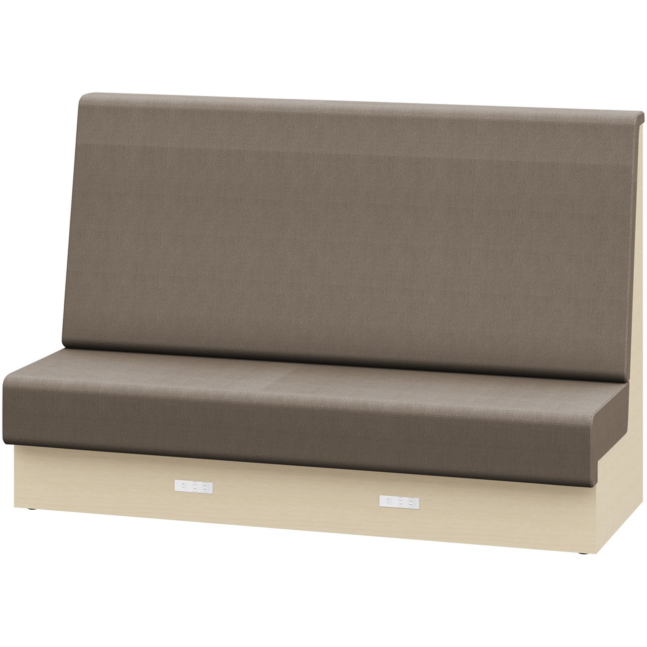 LLL-18SHAK1AK2 ノットワーク 収納付ソファ ハイバック 直線タイプ コンセント付 W1800<配送時組立サービス付> 1台 イトーキ 【通販モノタロウ】