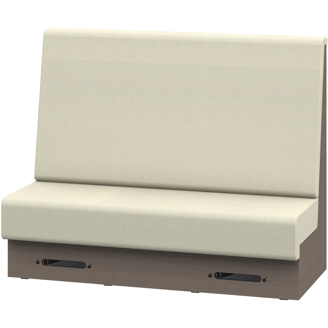 LLL-15SHCN1NF6 ノットワーク 収納付ソファ ハイバック 直線タイプ キャスター付 W1500<配送時組立サービス付> 1台 イトーキ 【通販モノタロウ】