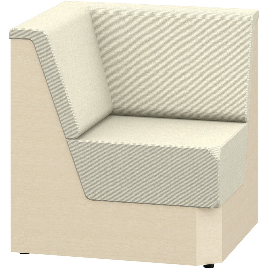 LLL-07CLAN2-AF6 ノットワーク 収納付ソファ用コーナータイプ ローバック<配送時組立サービス付> イトーキ 高さ800mm幅755mm奥行755mm  LLL-07CLAN2-AF6