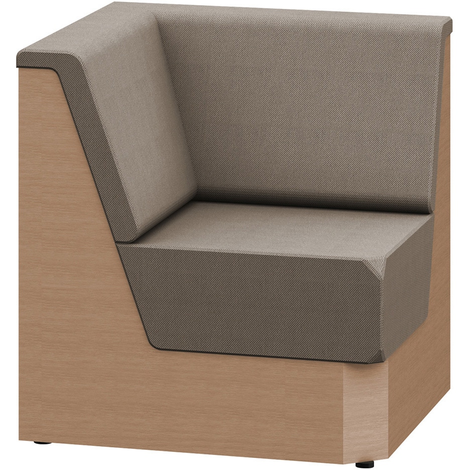 LLL-07CLAN2-TK2 ノットワーク 収納付ソファ用コーナータイプ ローバック<配送時組立サービス付> イトーキ 高さ800mm幅755mm奥行755mm  LLL-07CLAN2-TK2