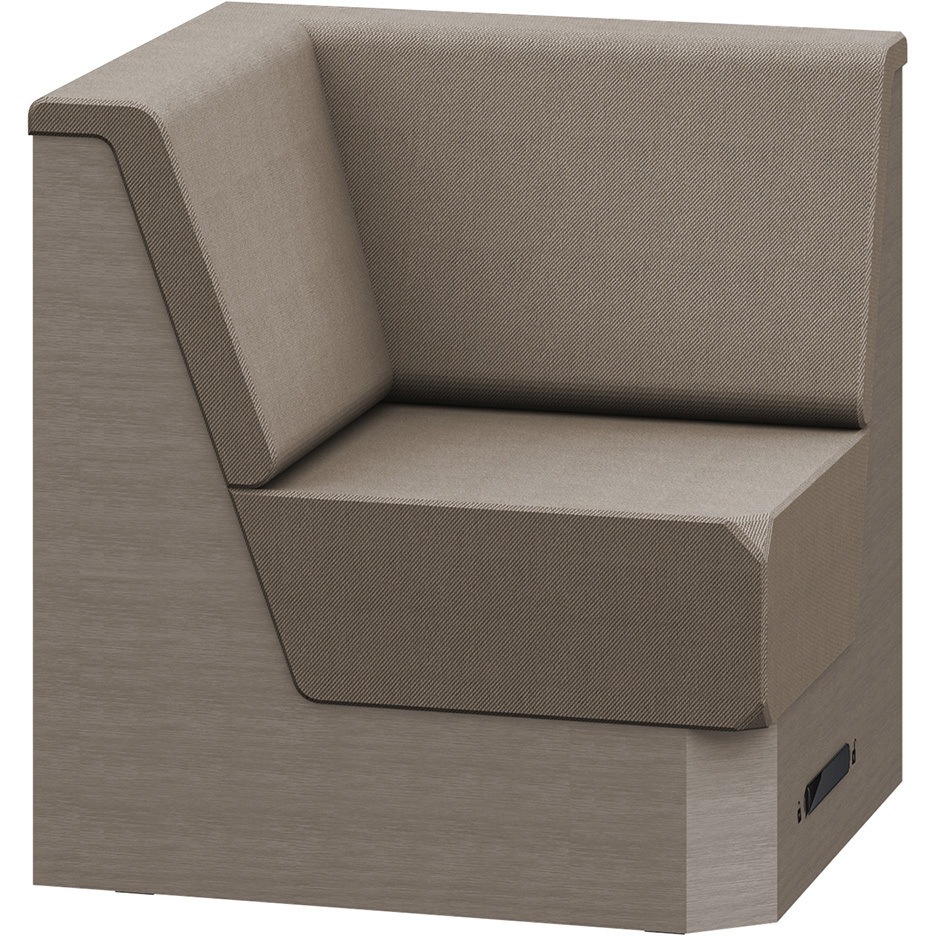 LLL-07CLCN2-NK2 ノットワーク 収納付ソファ用コーナータイプ ローバック キャスター付<配送時組立サービス付> 1台 イトーキ 【通販モノタロウ】