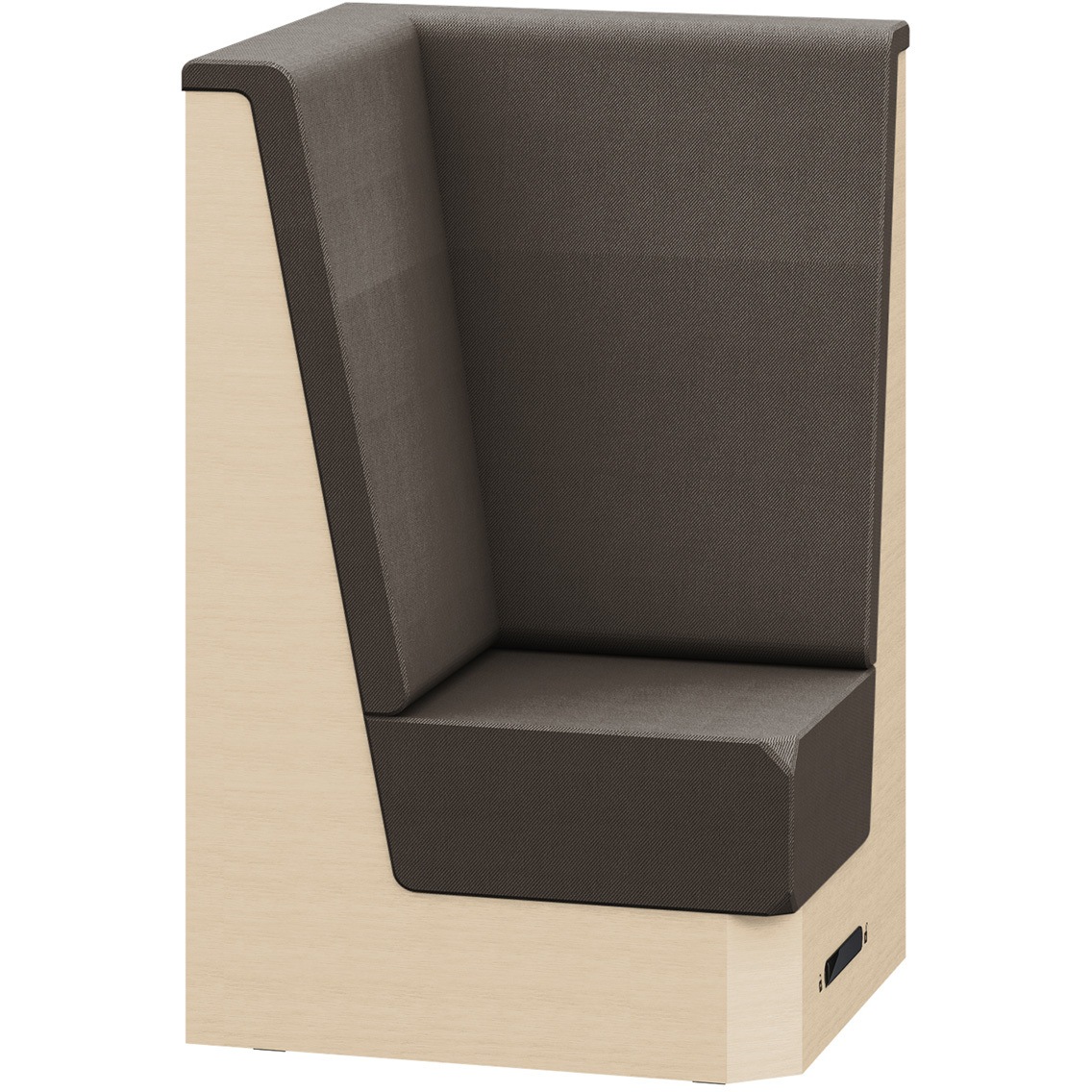 LLL-07CHCN2-DH4 ノットワーク 収納付ソファ用コーナータイプ ハイバック キャスター付<配送時組立サービス付> 1台 イトーキ 【通販モノタロウ】