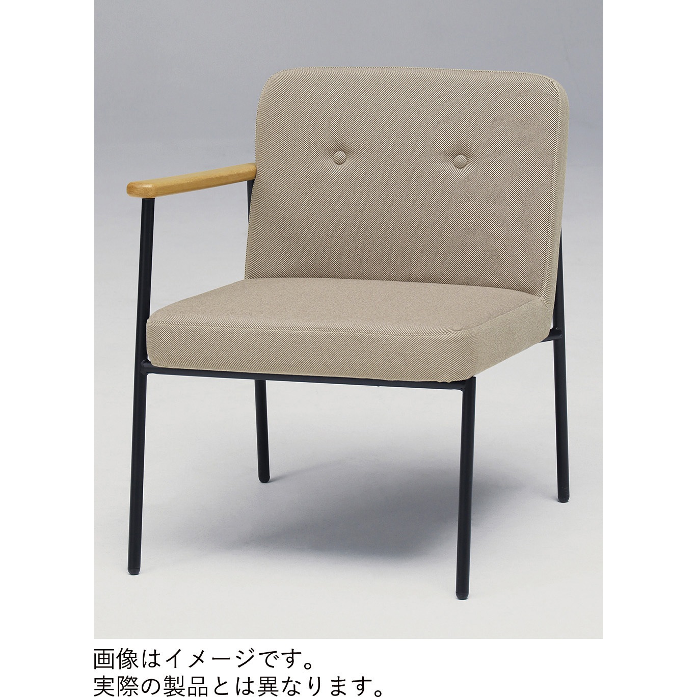 LPK-115RC-NM6 ノットワーク ラウンジチェアOA 右アームチェア<配送時組立サービス付> イトーキ 高さ700mm幅550mm奥行610mm  LPK-115RC-NM6