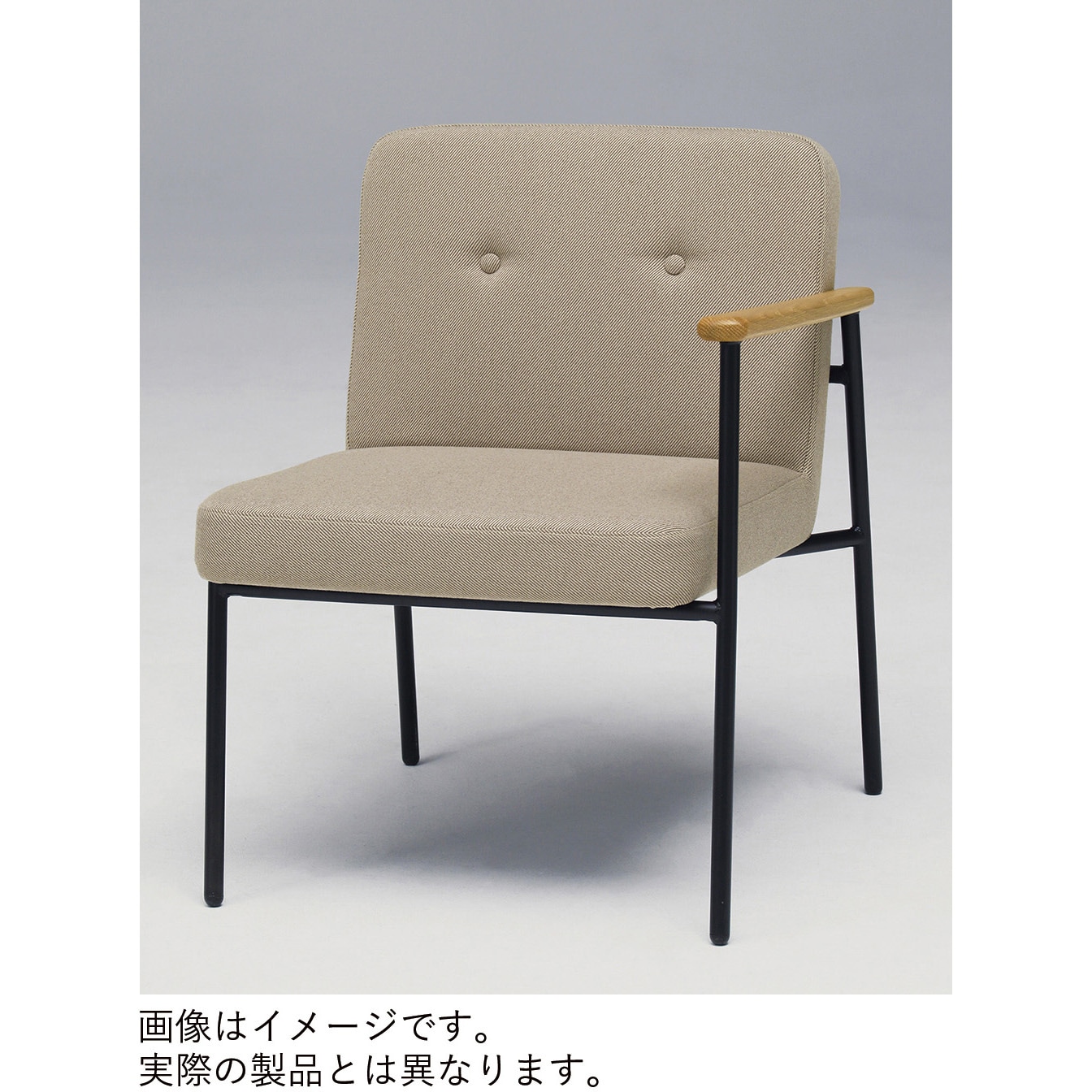 LPK-115LC-NS5 ノットワーク ラウンジチェアOA 左アームチェア<配送時組立サービス付> イトーキ 高さ700mm幅550mm奥行610mm  LPK-115LC-NS5