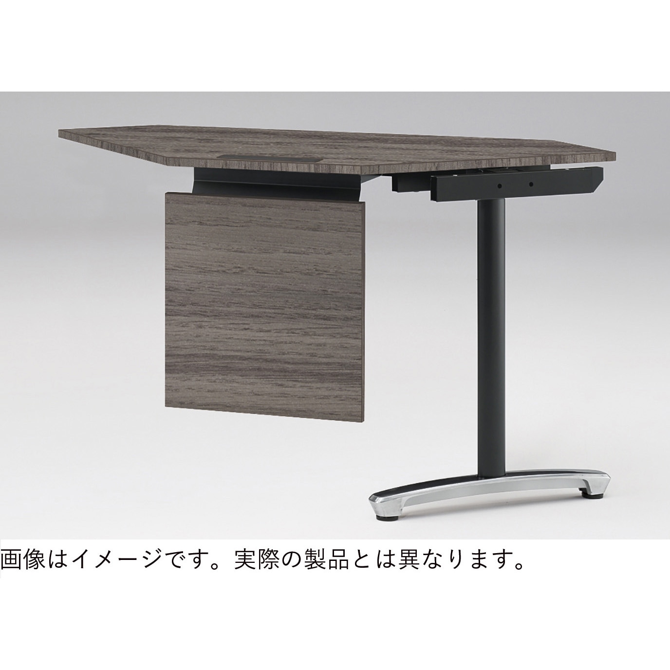 THR-216PNS-T181 トラディカ 連結型 矩形 連増タイプ 塗装脚 W2100<配送時組立サービス付> イトーキ ブラック アッシュドオークD 高さ720mm奥行600mm  THR-216PNS-T181