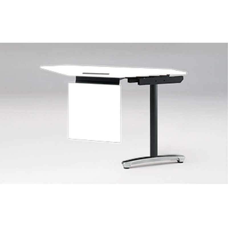 THR-1R6PWS-Z9W9 トラディカ 連結型 コーナー用 連増タイプ アルミミラー脚 配線取出口付 W1200<配送時組立サービス付> 1台 イトーキ 【通販モノタロウ】