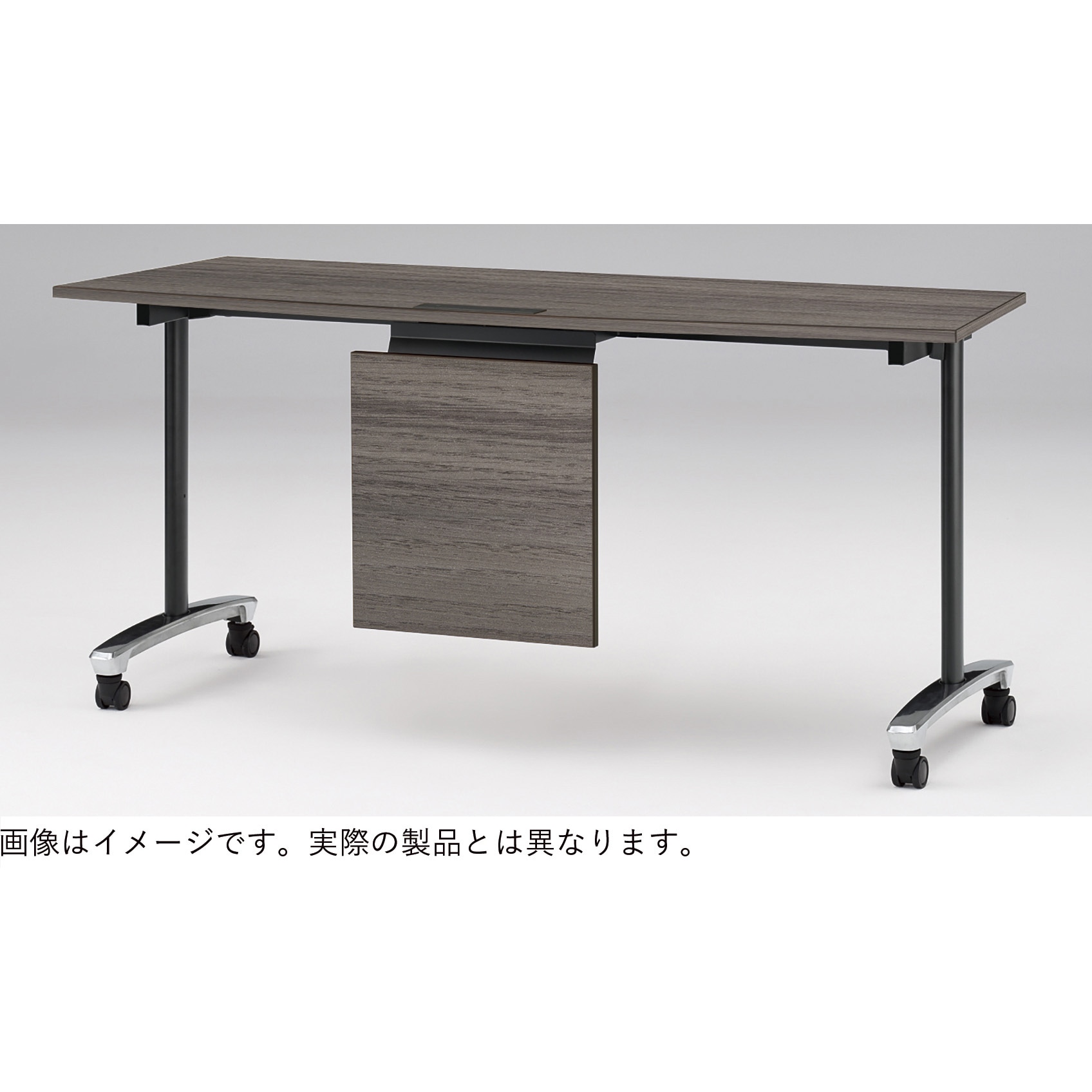 THR-1V6PWA-Z982 トラディカ 連結型 V字レイアウト用 独立タイプ アルミミラー脚 配線取出口付 W1100<配送時組立サービス付> 1台 イトーキ 【通販モノタロウ】