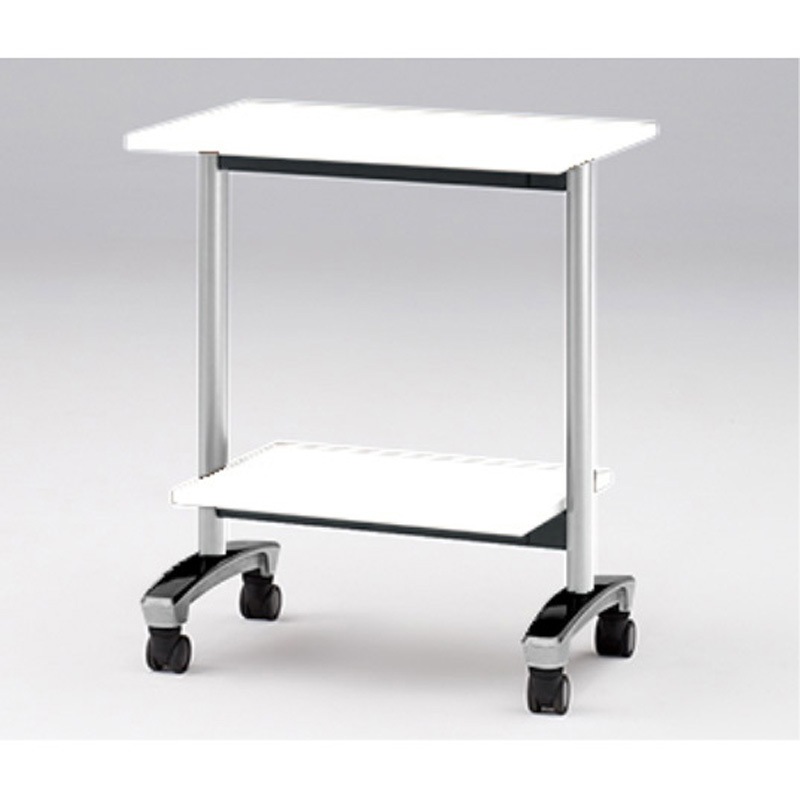 THR-PSW-Z5W9 トラディカ サービスワゴン 塗装脚<配送時組立サービス付> イトーキ シルバー ホワイト 高さ720mm幅600mm奥行450mm  THR-PSW-Z5W9