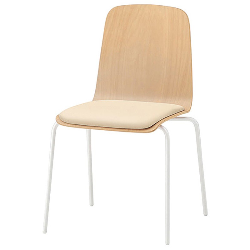 KLL-120DK-GHH8 ノットワーク 背座一体スタッキングチェア クッション付 ビニールレザーDK<配送時組立サービス付> 1台 イトーキ 【通販モノタロウ】