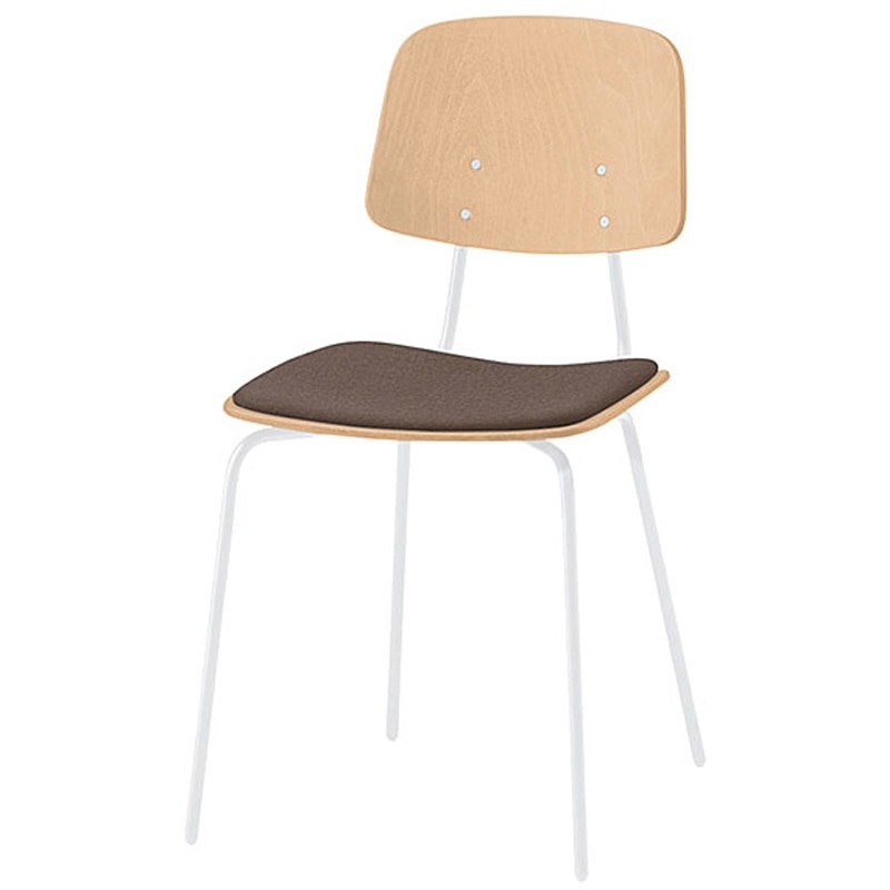 KLL-121DK-GHK1 ノットワーク 背座セパレートチェア クッション付 ビニールレザーDK<配送時組立サービス付> 1台 イトーキ 【通販モノタロウ】