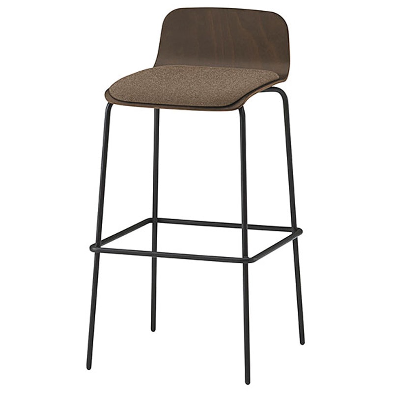 KLL-123C-TNK2 ノットワーク ハイチェア クッション付 布地C<配送時組立サービス付> イトーキ 高さ940mm幅470mm奥行500mm  KLL-123C-TNK2