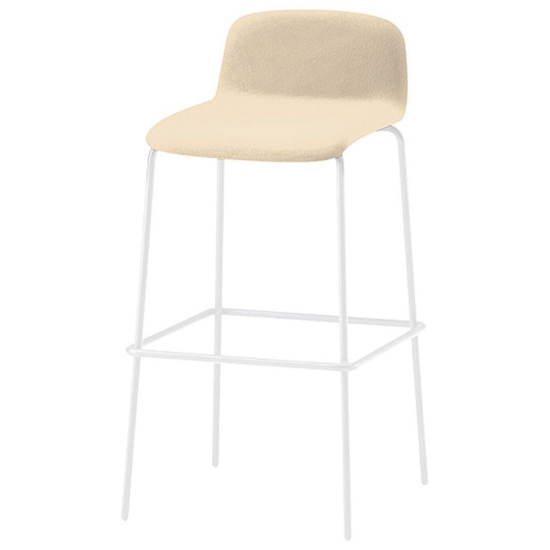 KLL-133DK-W9H8 ノットワーク ハイチェア 張りぐるみタイプ ビニールレザーDK<配送時組立サービス付> イトーキ 高さ940mm幅465mm奥行500mm  KLL-133DK-W9H8 32,487円