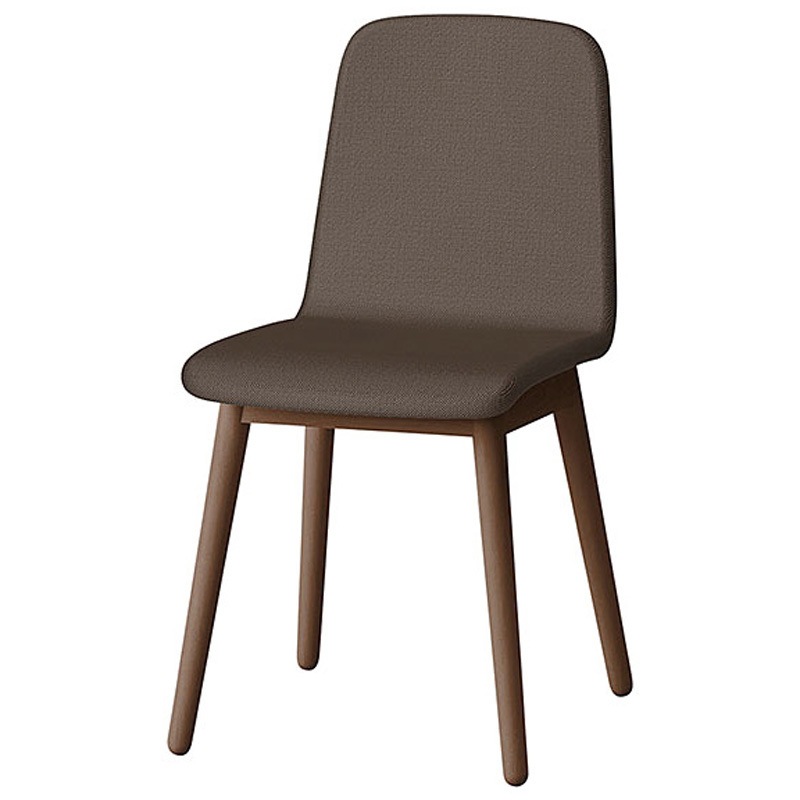 KLL-134C1-DH4 ノットワーク 背座一体木脚チェア 張りぐるみタイプ 布地C<配送時組立サービス付> イトーキ ラスティックビーチD 高さ805mm幅425mm奥行535mm  KLL-134C1-DH4