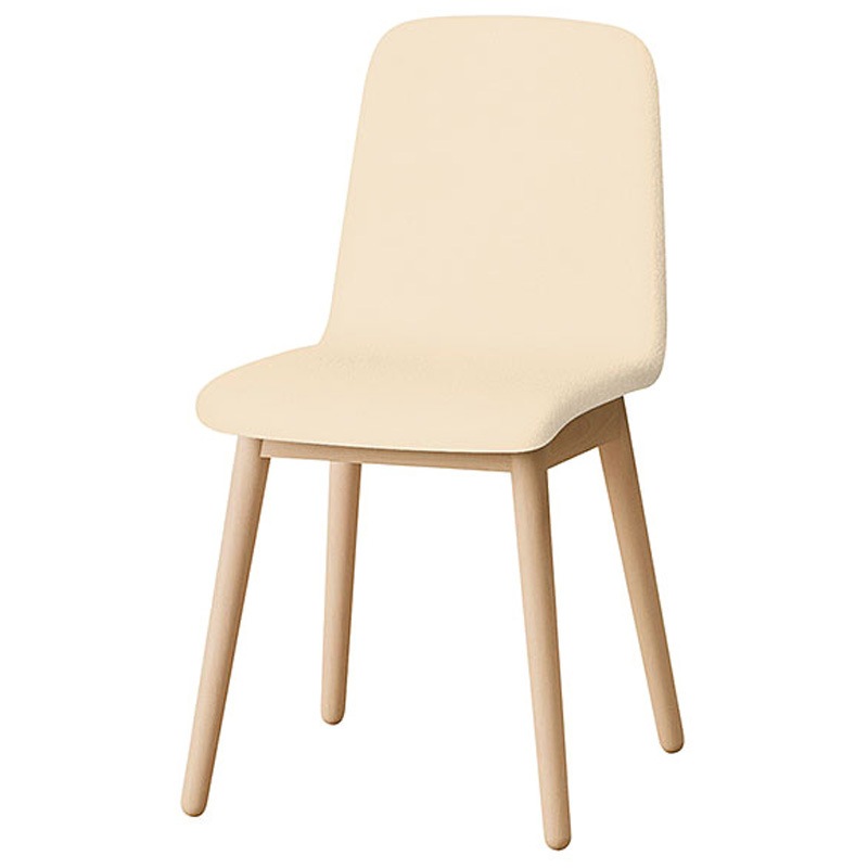 KLL-134DK-LH8 ノットワーク 背座一体木脚チェア 張りぐるみタイプ ビニールレザーDK<配送時組立サービス付> 1台 イトーキ 【通販モノタロウ】