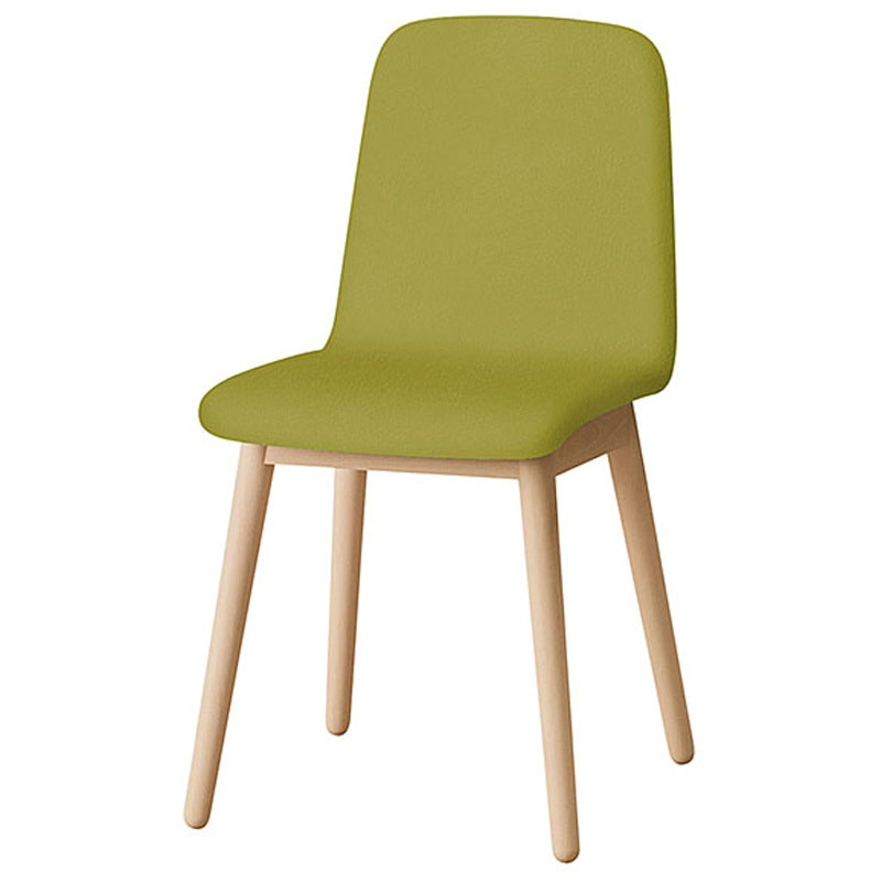 KLL-134DK-LL6 ノットワーク 背座一体木脚チェア 張りぐるみタイプ ビニールレザーDK<配送時組立サービス付> 1台 イトーキ 【通販モノタロウ】