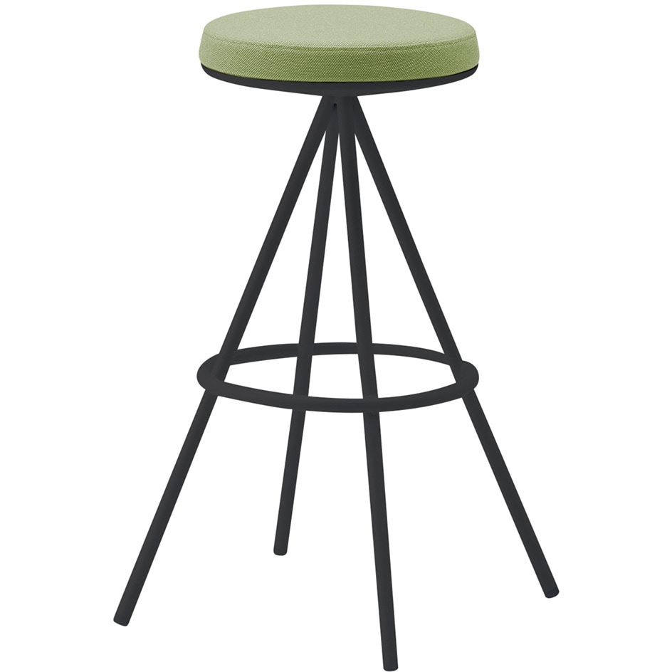 KLU-302C-T1Q3 ノットワーク 回転スツール ハイタイプ 座クッション付