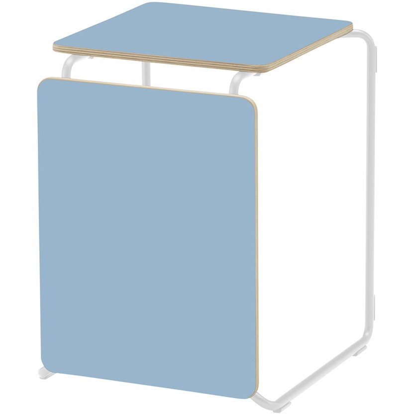 KLU-401-WGB6 ノットワーク サイドスツール<配送時組立サービス付> イトーキ 高さ460mm幅360mm奥行375mm  KLU-401-WGB6