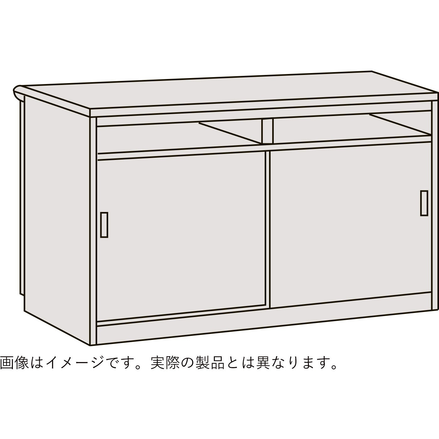 NJN-859B-92W9 NJハイカウンター 引戸Bタイプ W1500<配送時組立サービス付> イトーキ 高さ950mm幅1800mm奥行500mm  NJN-859B-92W9