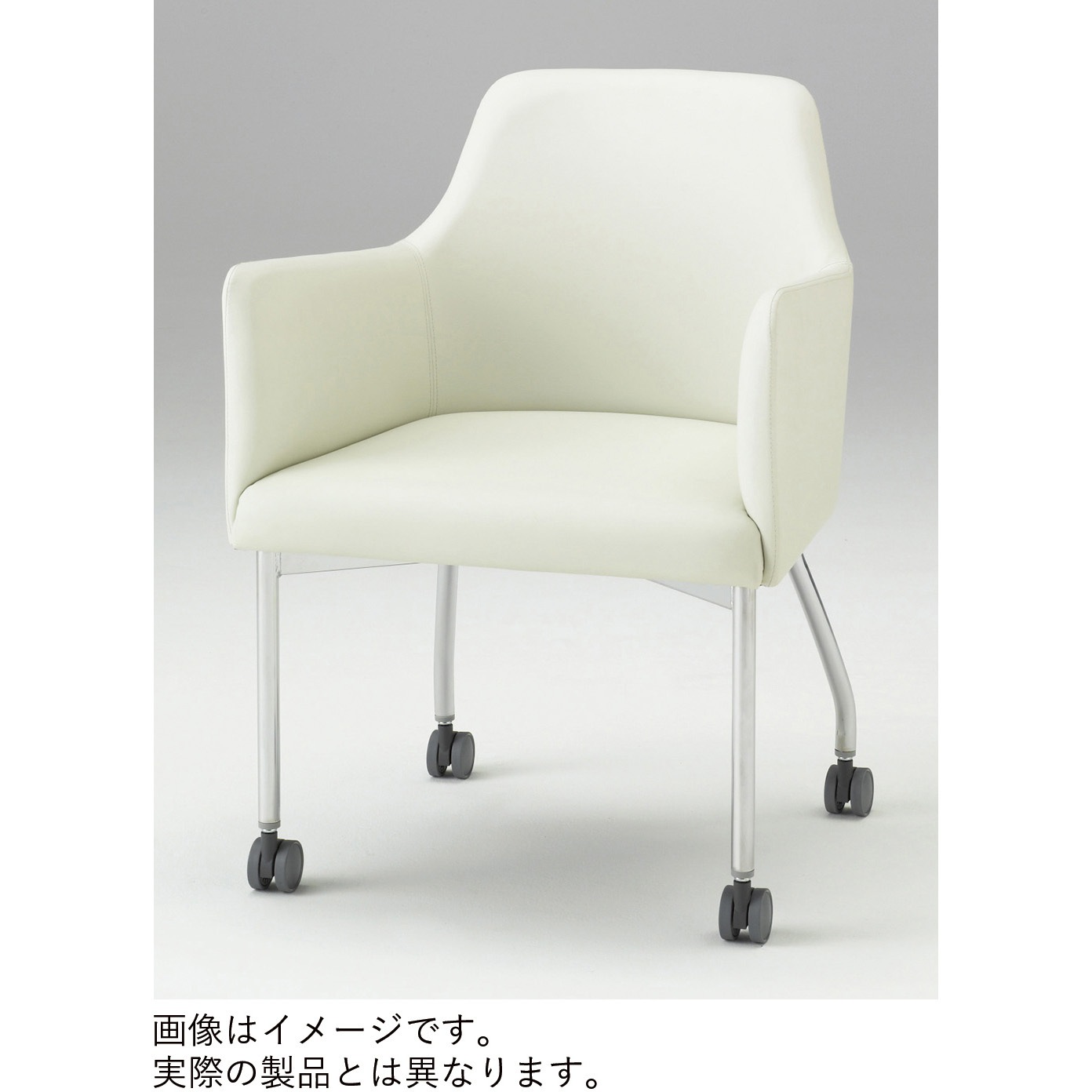 LNP-65DK-K1 ラウンジチェアNP キャスター付 ウレタンレザーDK<配送時組立サービス付> イトーキ 高さ780mm幅590mm奥行560mm  LNP-65DK-K1