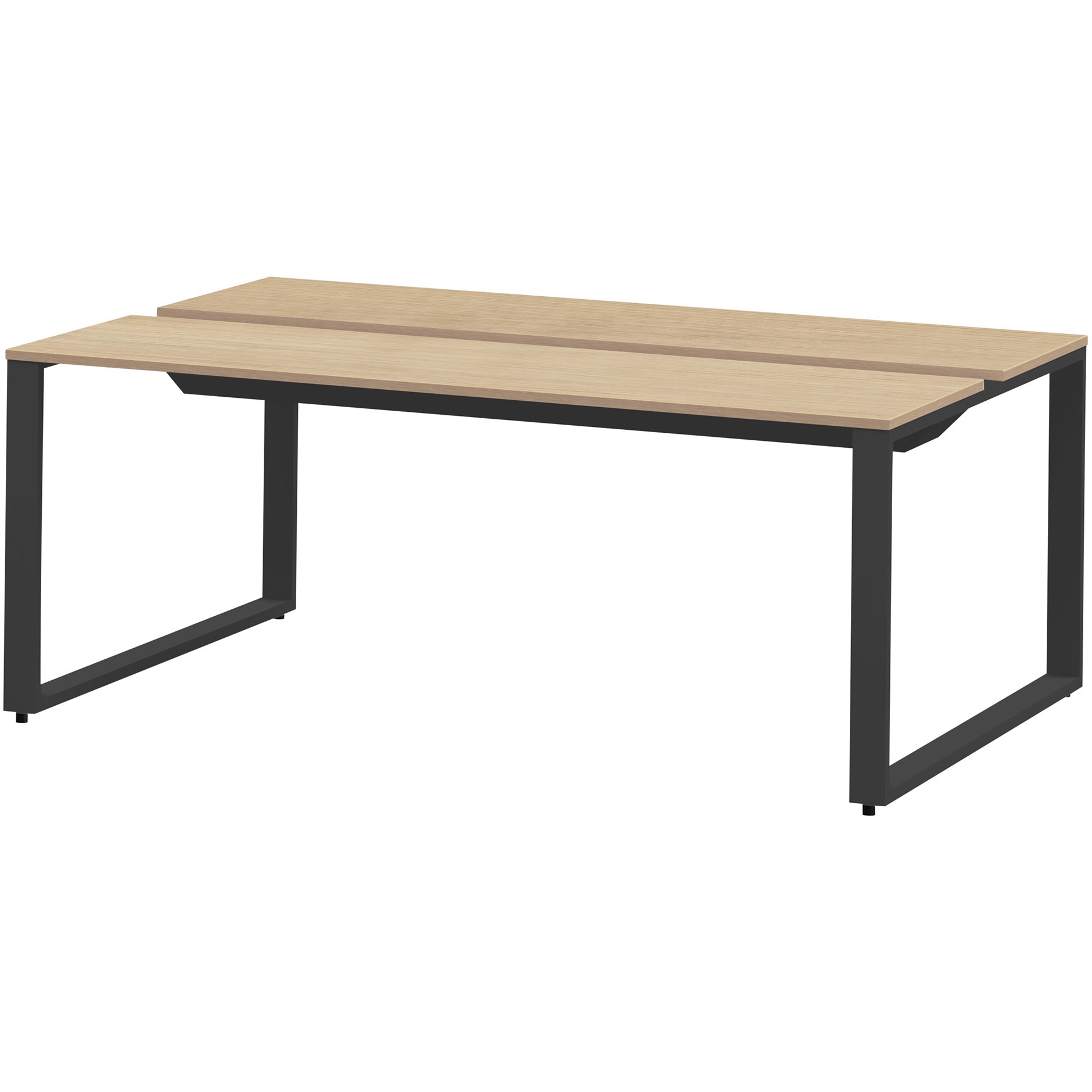 JWL-182GEW-TD ノットワーク ワークテーブル両面タイプ 単独型 W1800×D1200<配送時組立サービス付> イトーキ ブラック 高さ720mm  JWL-182GEW-TD