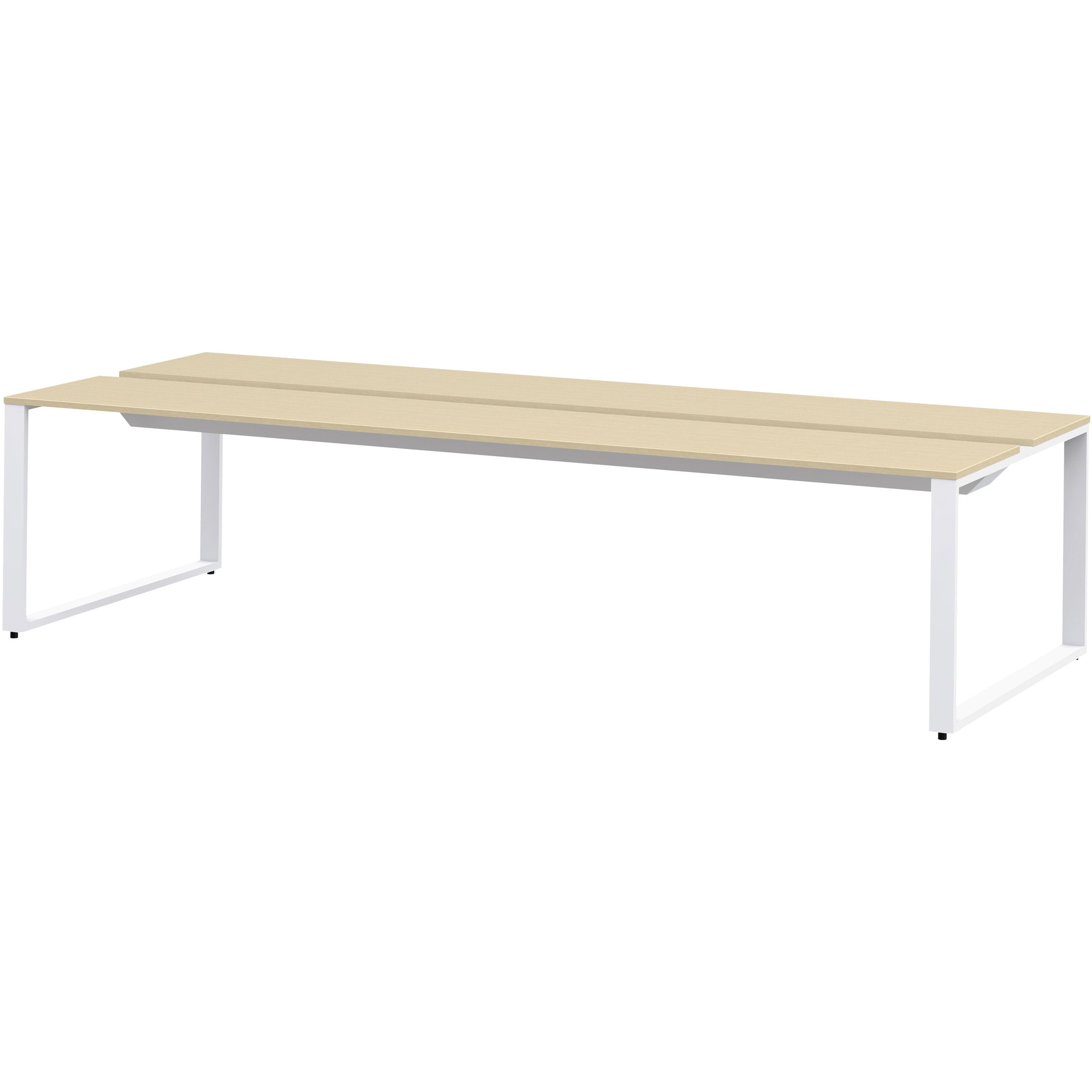 JWL-302GEW1-WA ノットワーク ワークテーブル両面タイプ 単独型 W3000×D1200<配送時組立サービス付> イトーキ アモナアカシア色 高さ720mm  JWL-302GEW1-WA