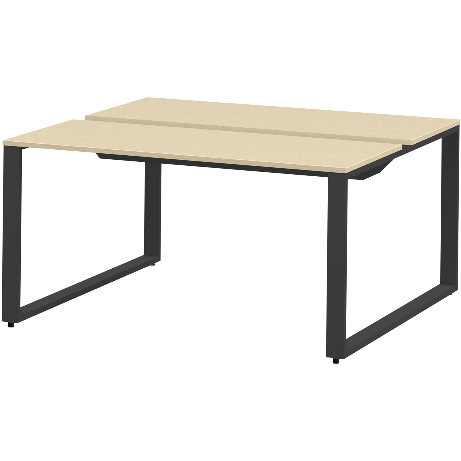 JWL-144GEW-TA ノットワーク ワークテーブル両面タイプ 単独型 W1400×D1400<配送時組立サービス付> イトーキ ブラック 高さ720mm  JWL-144GEW-TA