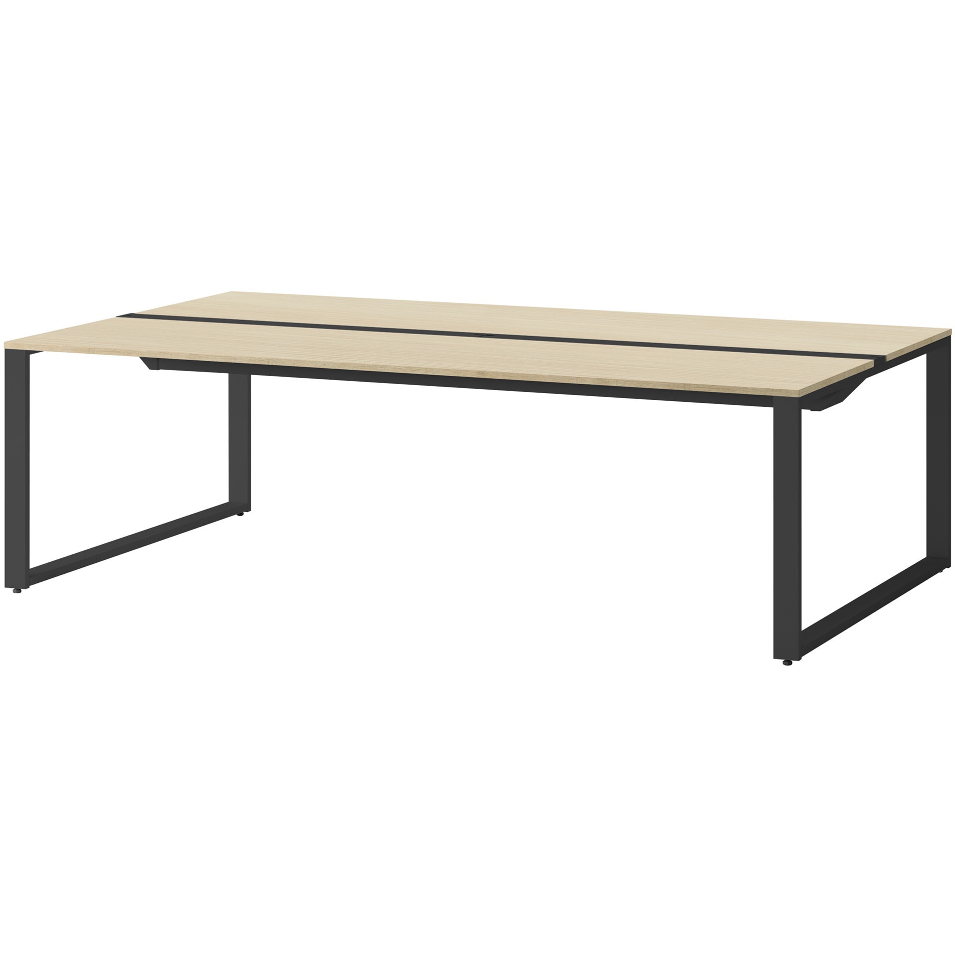 JWL-244GEW-TA ノットワーク ワークテーブル両面タイプ 単独型 W2400×D1400<配送時組立サービス付> イトーキ ブラック 高さ720mm  JWL-244GEW-TA